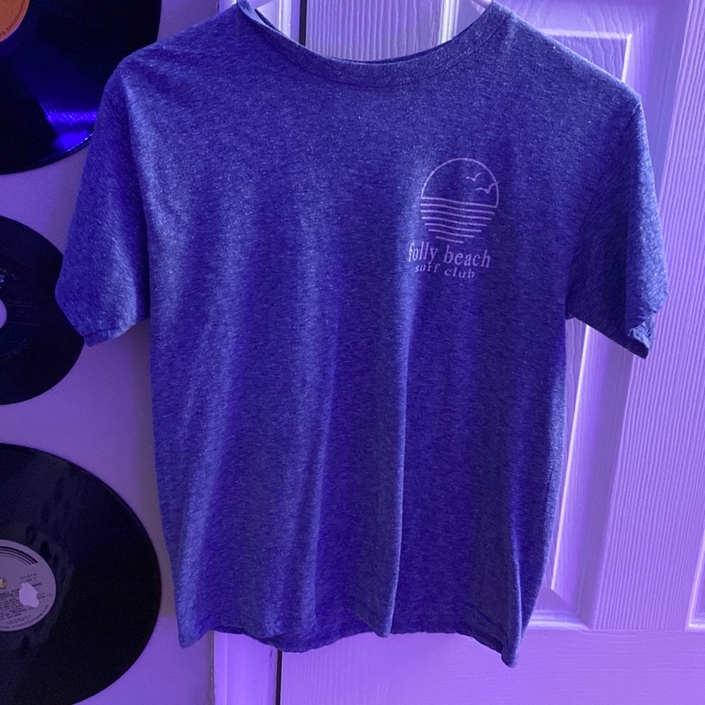 blue graphic t-shirt